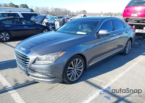 2015 Hyundai Genesis из США, поврежденный, VIN KMHGN4JF8FU082535